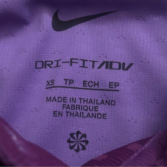 Nike Victory Dri-Fit Womens Short Sleeve Golf Polo Purple Size XS FQ1786-503 - Picture 5 of 8